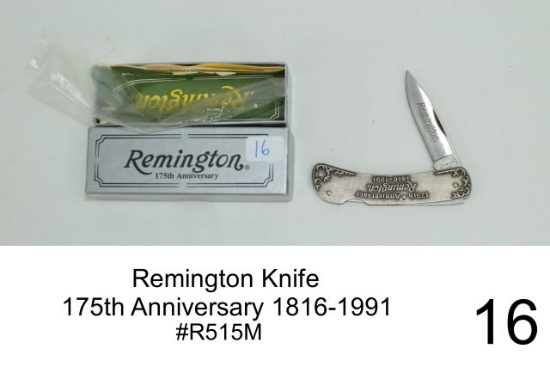 Remington Knife    175th Anniversary 1816-1991    Model 700    #R515M