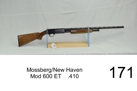 Mossberg/New Haven    Mod 600 ET    .410    26" Vent Rib    Full    SN: H256601