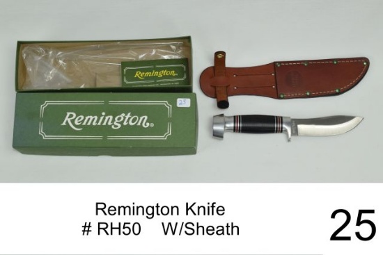 Remington Knife    # RH50    W/Sheath