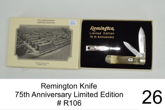 Remington Knife    75th Anniversary Limited Edition    # R106