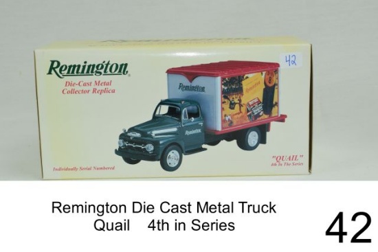 Remington Die Cast Metal Truck    Quail    4th in Series