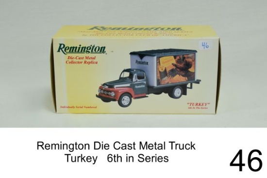 Remington Die Cast Metal Truck    Turkey   6th in Series