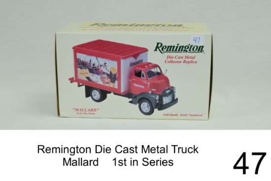 Remington Die Cast Metal Truck    Mallard    1st in Series