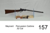 Maynard    Percussion Carbine    .52 Cal    Includes Lyman Bullet Mold    SN: 5061