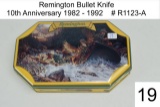 Remington Bullet Knife    10th Anniversary 1982 - 1992    # R1123-A
