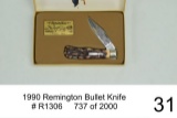 1990 Remington Bullet Knife    # R1306     737 of 2000
