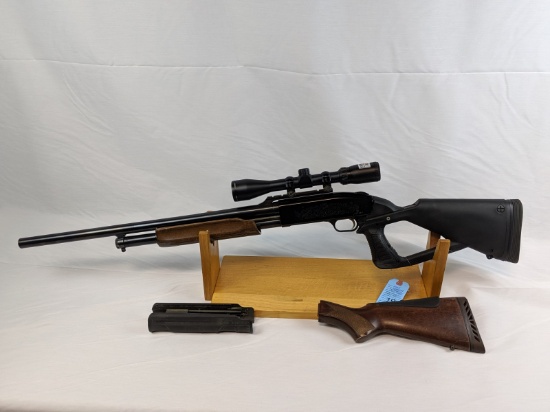 Mossberg 500A Trophy Slugster - 12 Ga. - Synthetic & Wood Stock & Forearms - Bushnell XLT 3x9 Scope