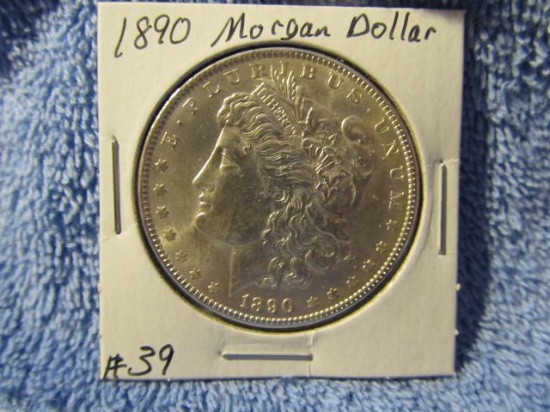 1890 MORGAN DOLLAR BU
