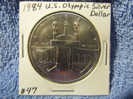 1984 U.S. OLYMPICS SILVER DOLLAR BU