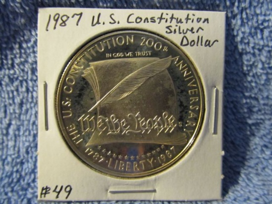 1987 U.S. CONSTITUTION SILVER DOLLAR PF
