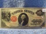 1917 LEGAL TENDER $1. NOTE AU