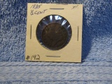 1835 HALF CENT XF