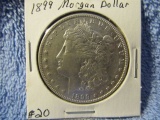 1899 MORGAN DOLLAR AU