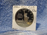 1986S STATUE OF LIBERTY SILVER DOLLAR PF