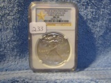 2014 (W) SILVER EAGLE NGC MS70