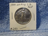 1944 WALKING LIBERTY HALF AU