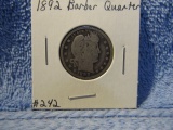 1892 BARBER QUARTER G