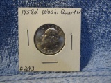 1958D WASHINGTON QUARTER BU