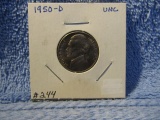 1950D JEFFERSON NICKEL (KEY DATE) BU