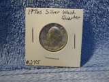 1976S SILVER WASHINGTON QUARTER BU