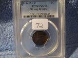 1922 NO-D LINCOLN PCGS VF35 STRONG REVERSE