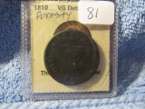 1810 LARGE CENT VG+ DETAILS POROSITY