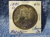 1881O MORGAN DOLLAR GEM BU