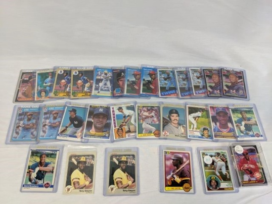 Baseball rookie lot: 36 all-stars