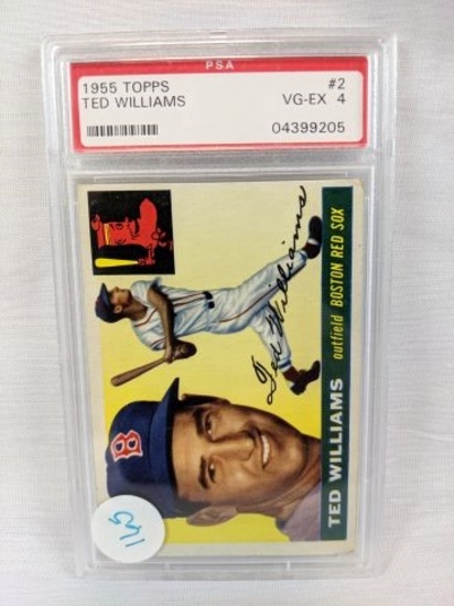 1955 Topps Ted Williams PSA Graded