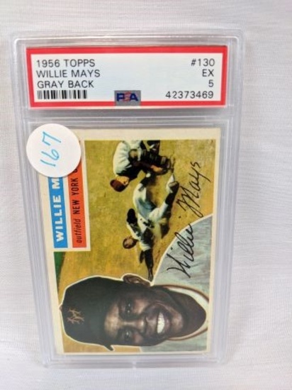 1956 Topps Willie Mays PSA Graded