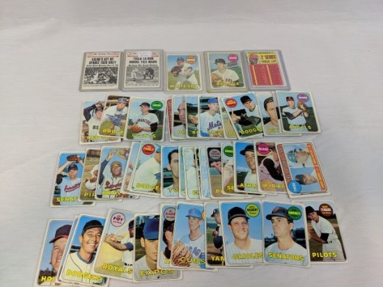 1969 Topps Baseball Card Lot of 50+