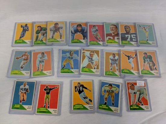 1960 Fleer Football Card Lot of 20 Cards