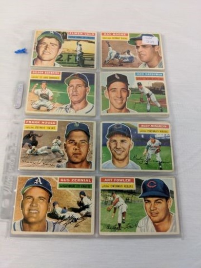 1956 Topps Baseball 24 Card White Back Lot.