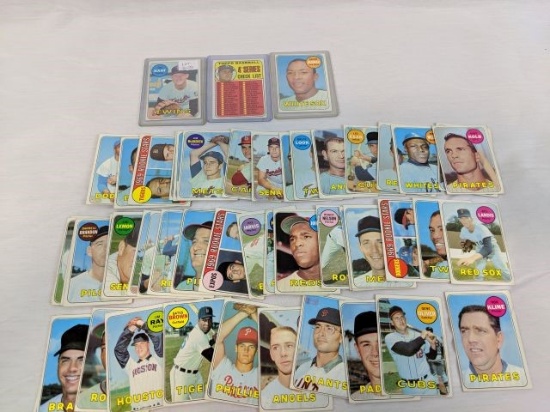 1969 Topps Baseball Card Lot of 50+