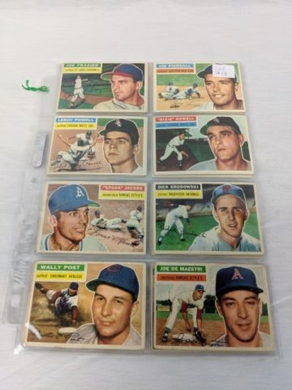 1956 Topps Baseball 24 Card Lot