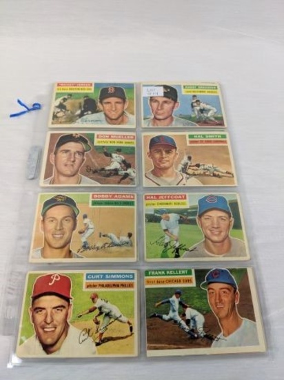 1956 Topps Baseball 20 Card Lot