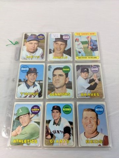 1969 Topps Baseball Card Lot of 35+