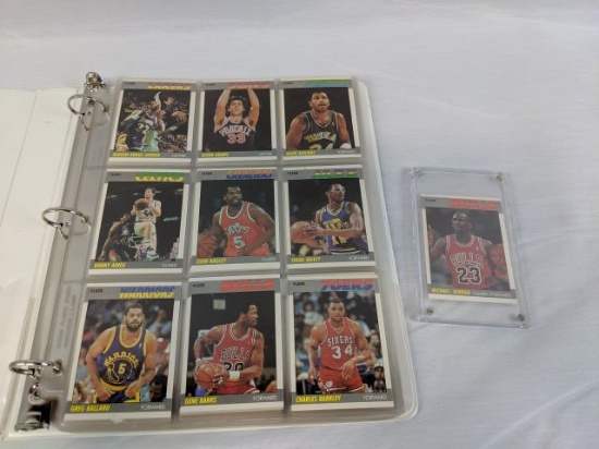 1987 Fleer Basketball Set w/Stickers