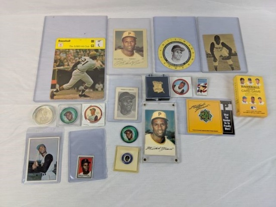 Roberto Clemente lot of 18 unusual items