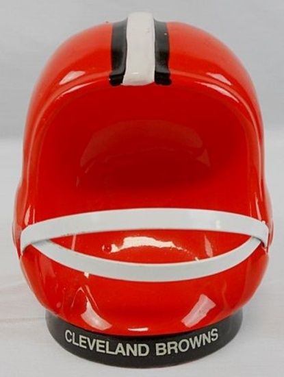 1970's Cleveland Browns Ceramic Helmet Bank
