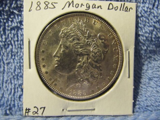 1885 MORGAN DOLLAR BU