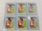 Art Monk 1981 Topps rookie group of 6
