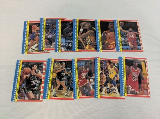 1987-1988 Fleer basketball sticker set