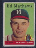 1958 Topps Ed Mathews