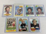 Topps vintage rookie football card lot of 7