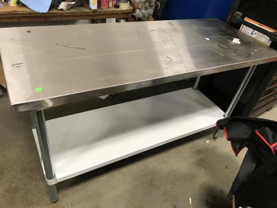 6 foot stainless steel table