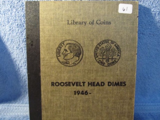 1946-1964D COMPLETE BU SILVER ROOSEVELT DIME COLLECTION