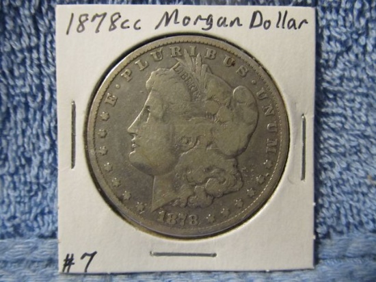 1878CC MORGAN DOLLAR VG