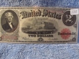 1917 $2. LEGAL TENDER NOTE AU+