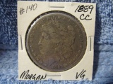 1889CC MORGAN DOLLAR KEY-CC VG